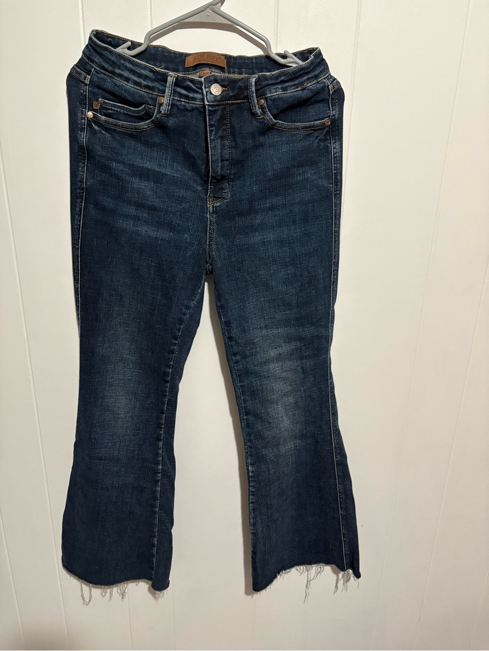 Judy Blue Size 11/30 High Waisted Tummy Control Flare Jeans, 27” Inseam